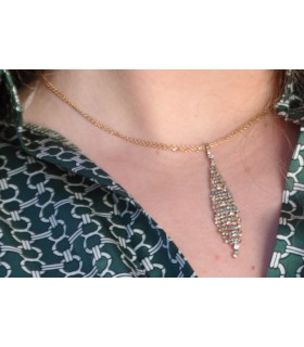 COLLAR ORO ROSA, DIAMANTES - CARBERONIA - 0436433