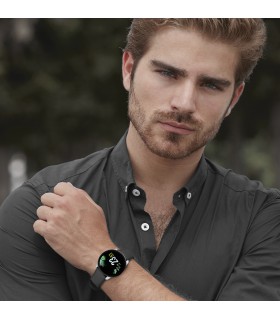 SMARTWATCH ACERO, CAJA REDONDA - NOWLEY - 21-2033-0-1