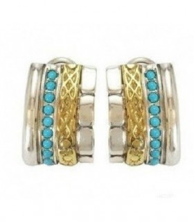 PENDIENTES PLATA CON TURQUESA - ALTANA - 11I0263P