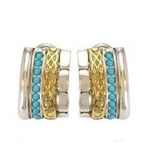 ANILLO ANTIÉSTRES PLATA Y TURQUESA - ALTANA - 11A0700