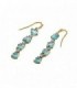 18k ROSE GOLD EARRINGS - BLUE TOPAZ AND DIAMONDS - CARBERONIA - 0341259