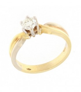SOLITARIO ORO 750 MLS - DIAMANTE 0,54 CT - CHANTALINE - OS693-11BT