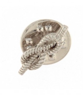 PIN EN PLATA DE LEY - LAZO DE AMOR - PIN.4MS2