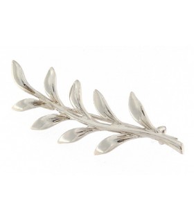 BROCHE EN PLATA DE LEY - RAMA DE ACACIA - B.1MS2