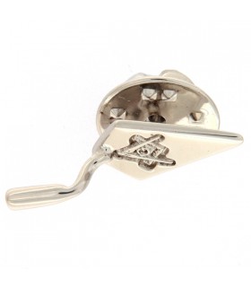 PIN CUCHARA DE ALBAÑIL EN PLATA DE LEY - PIN.2MS2
