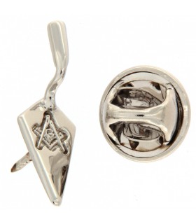 PIN CUCHARA DE ALBAÑIL EN PLATA DE LEY - PIN.2MS2