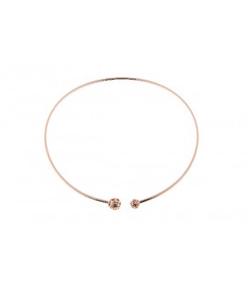COLLAR PLATA CHAPADO ORO ROSA RIGIDO - FIFTH SEASON by ROBERTO COIN - SR777CL0944
