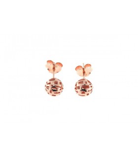 PENDIENTES PLATA CHAPADO ORO ROSA - FIFTH SEASON by ROBERTO COIN - SR777EA0944