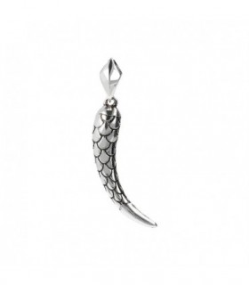 SILVER HORN PENDANT - ALBERT M. - WSOX00105.S
