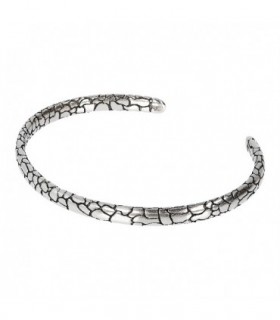 SILVER BANGLE - ALBERT M. - WSOX00083