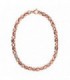 ROSE GOLD PLATED NECKLACE WITH ZIRCONS - BRONZALLURE - WSBZ01653.W